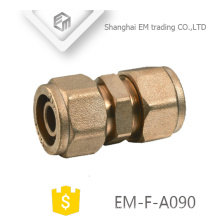 EM-F-A090 Brass compression connector union pipe fitting